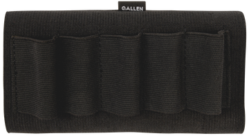 Allen 205 Buttstock Shotgun Shell Holder 5 Rounds Black Elastic