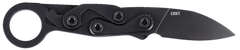 Columbia River CRKT Provoke EDC 2.47" Folding Plain Black Oxide D2 Steel Black Aluminum Handle