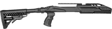 FAB Defense FX-M4 10/22 M4 Collapsible Stock Conversion Kit - Left-Side Folding, Polymer, Black