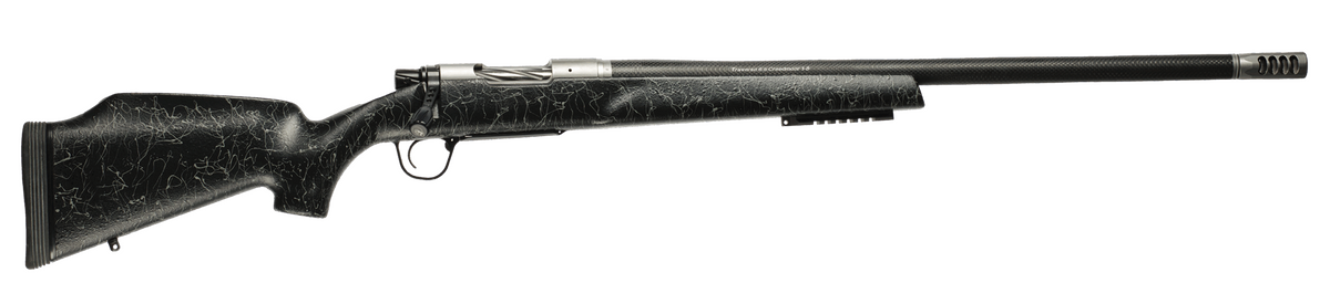 Christensen Arms Traverse 308 Win 16.25" 4+1 Bolt-Action Rifle - Black/Gray Carbon Fiber Stock