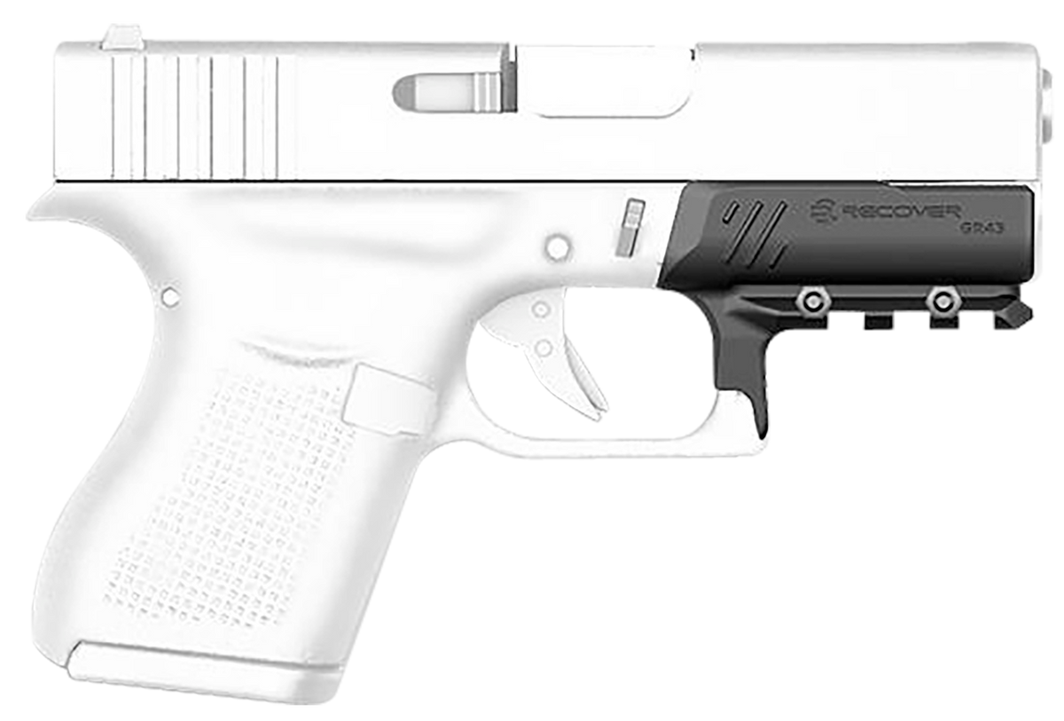 Recover Innovations GR4301 Compact Rail Adapter for Glock 43/43X/48 - Black