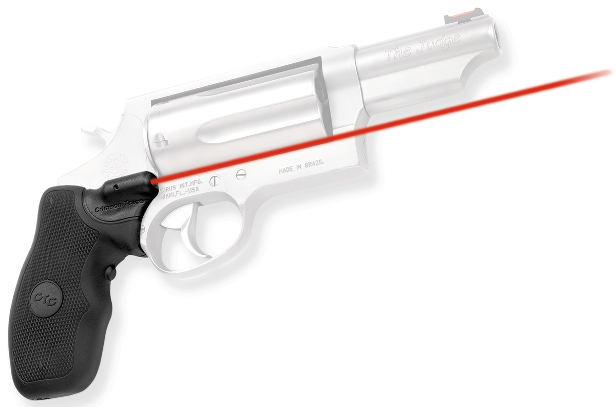 Crimson Trace LG-375 Lasergrips Fits Taurus Judge/Tracker Red Laser Black Polymer