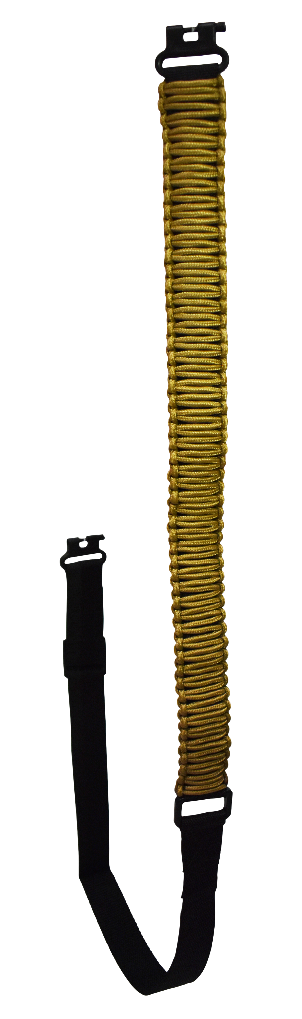 Outdoor Connection PXP-BCBDS Express Sling 1" x 46" Coyote Brown/Black Paracord Adjustable Rifle/Shotgun