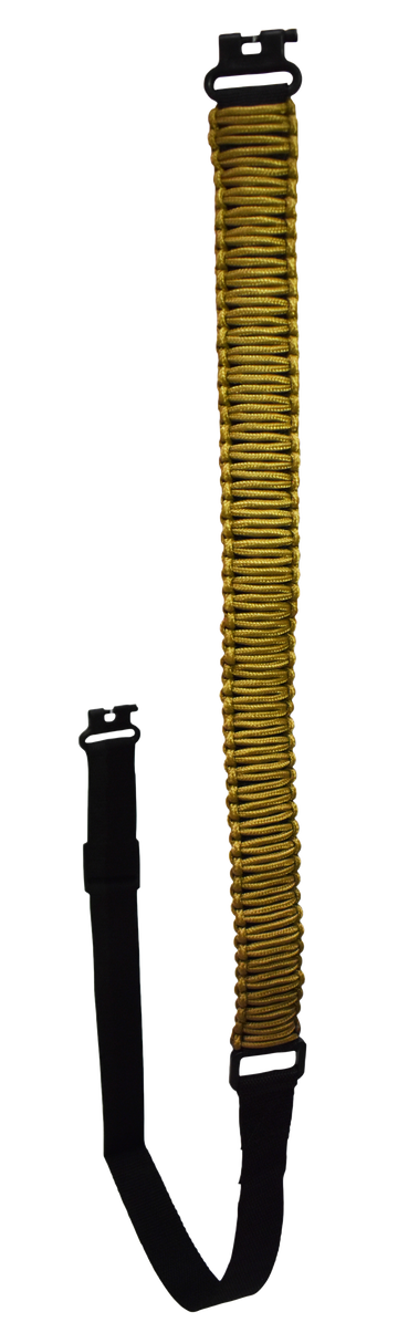 Outdoor Connection PXP-BCBDS Express Sling 1" x 46" Coyote Brown/Black Paracord Adjustable Rifle/Shotgun