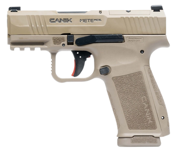 Canik Mete MC9L *CA Compliant 9mm Luger 3.18" 10+1 Semi-Auto Pistol - Desert Cerakote Slide / FDE Frame