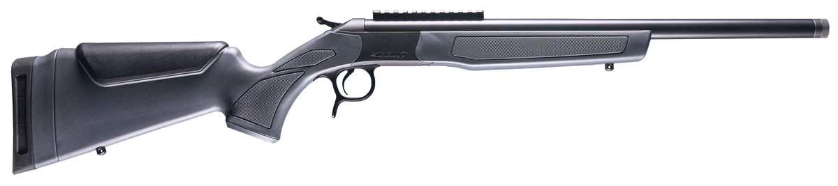 CVA Scout 400 Legend 20" 1rd Single Shot Rifle - Blued / Stealth Gray