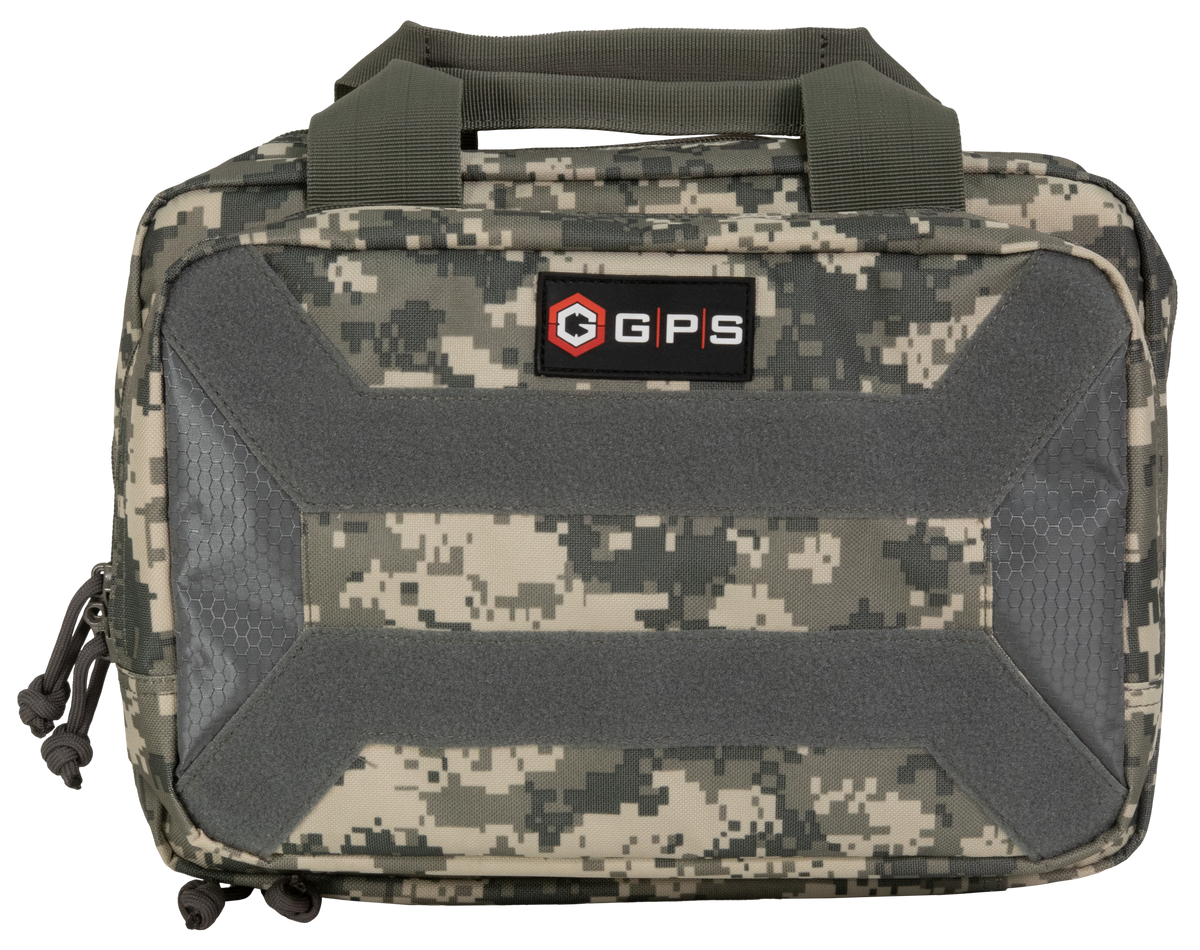 G*Outdoors PC15ACU Pistol Case 13" Gray Digital 600D Polyester - Holds 1 Handgun