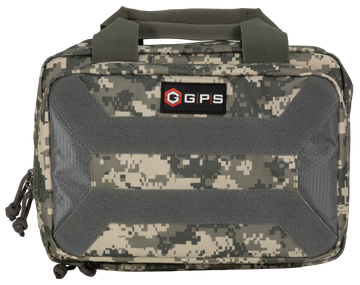 G*Outdoors PC15ACU Pistol Case 13" Gray Digital 600D Polyester - Holds 1 Handgun