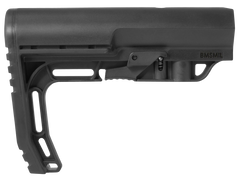 Mission First Tactical BMSMIL Battlelink Minimalist Stock Collapsible Black Polyamide for AR-15/M16/M4 - Mil-Spec Tube (Not Included)