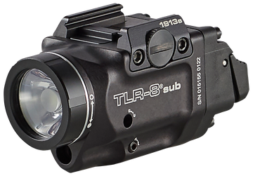 Streamlight TLR-8 Sub Gun Light with Red Laser 500 Lumens White LED 1913 Short Rail - Black Anodized
