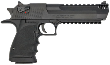 Magnum Research Desert Eagle Mark XIX L6 44 Rem Mag 6" 8+1 Semi-Auto Pistol - Muzzle Brake - Black