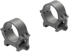 Leupold QRW2 Cross-Slot 30mm Low Matte Black Steel Quick Release Scope Rings