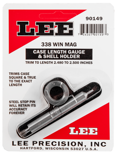 Lee 90149 Case Length Gauge 338 Win Mag w/ Shell Holder