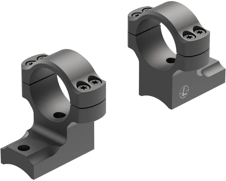 Leupold BackCountry Ring Mount 1" High Matte Black Aluminum - Savage 10/110