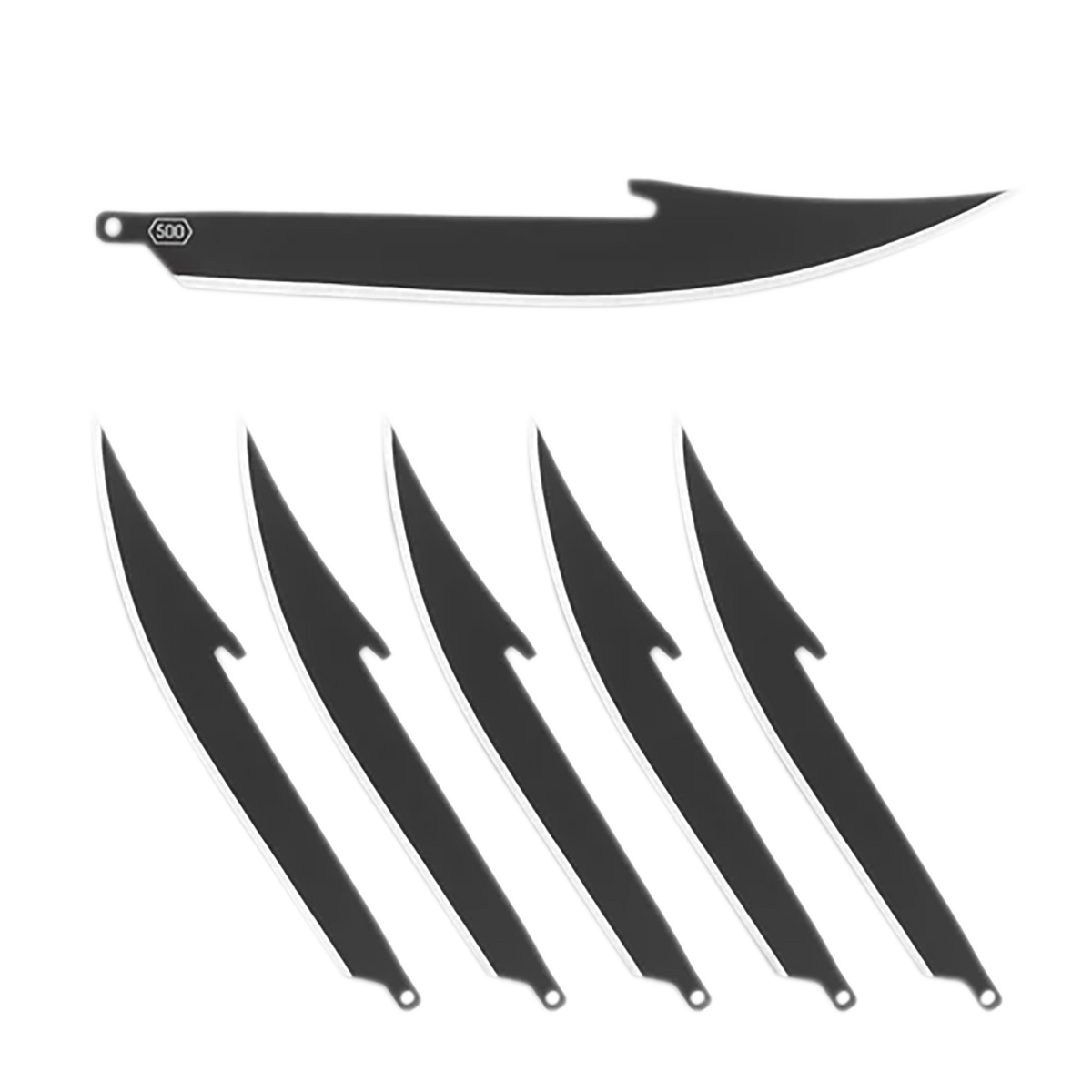 Outdoor Edge RR50K-6C RazorSafe 5" Boning/Fillet Replacement Blades - 6-Pack
