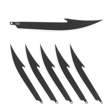Outdoor Edge RR50K-6C RazorSafe 5" Boning/Fillet Replacement Blades - 6-Pack