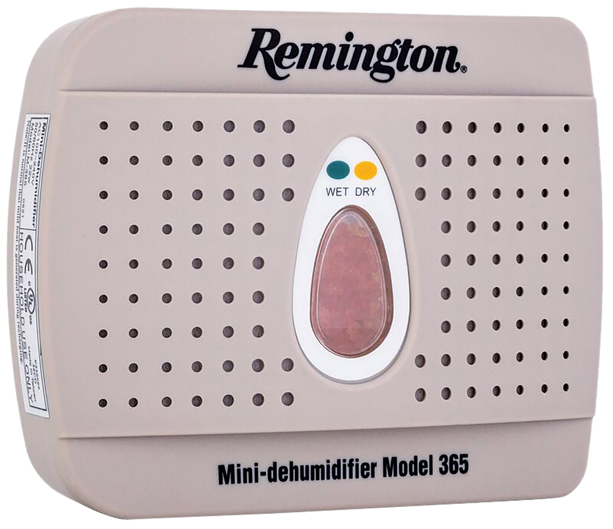 Remington Model 365 Mini Dehumidifier White Plastic Rechargeable