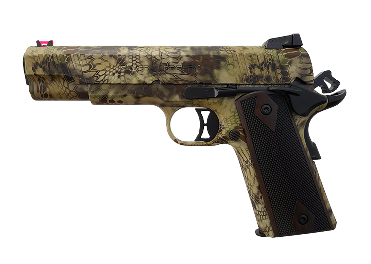 T R Imports 1911 CM2 45 ACP 5" 7+1 Semi-Auto Pistol - Kryptek Camo Slide