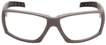 Pyramex OverWatch Safety Glasses Clear Anti-Fog Lens Urban Gray Frame