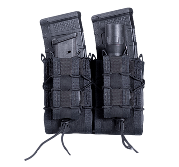 High Speed Gear 11DD02BK TACO Double Decker Black Nylon MOLLE Mag Pouch