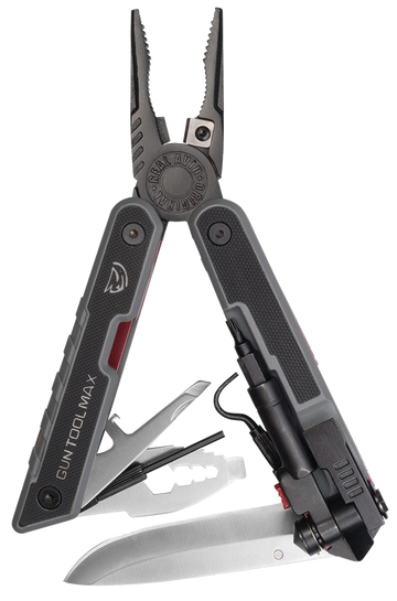Real Avid Gun Tool Max 3.25" 440 Stainless Drop Point G10 Black Handle