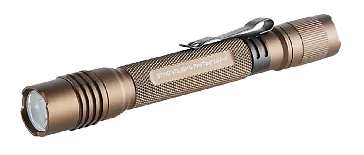 Streamlight ProTac 2AA-X USB Flashlight 40/550 Lumens White LED - Coyote Aluminum