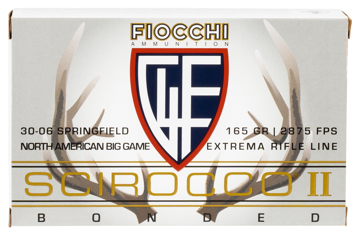 Fiocchi Extrema 30-06 Springfield 165gr Swift Scirocco II Bonded 20 Bx/10 Cs - Box or Case