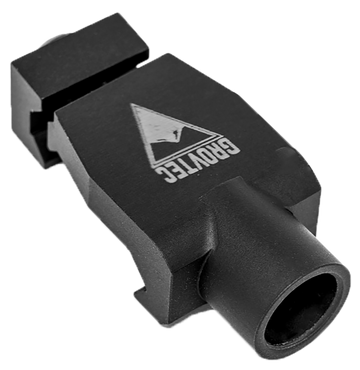 Grovtec US Inc GTSW322 Side Rider Sling Mount Push Button Base Aluminum Black Anodized