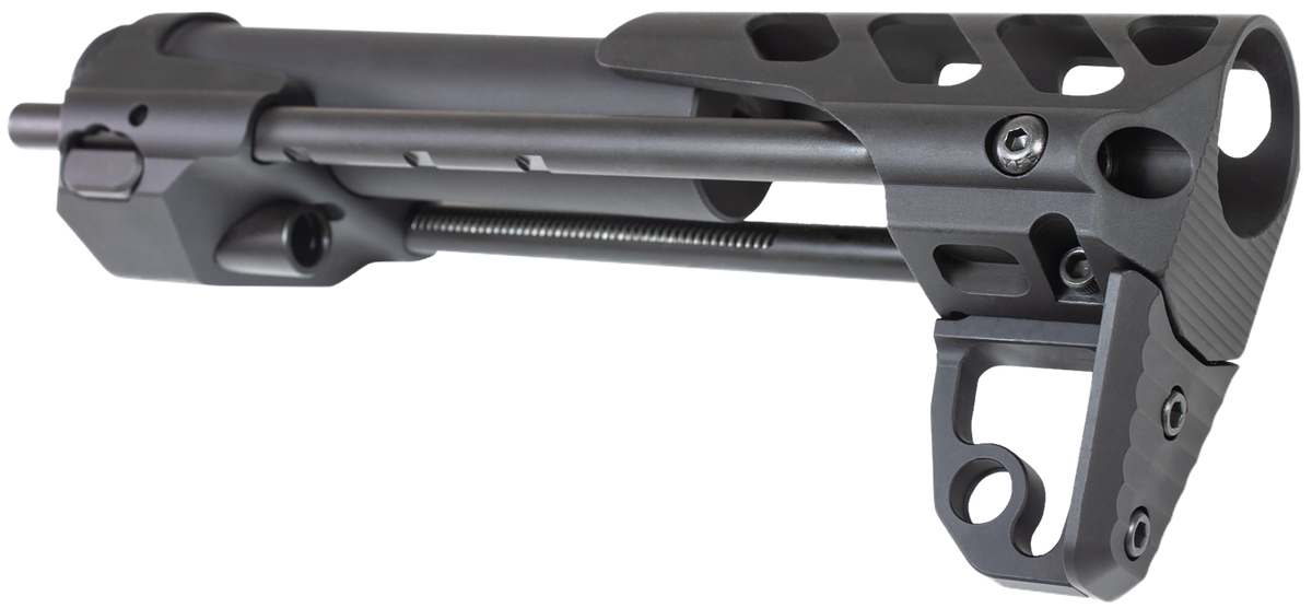 Odin Works Close Quarters Rifle Stock Black 6061-T6 Aluminum AR-15/M4