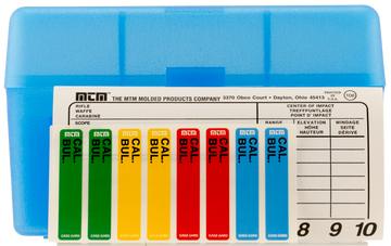 MTM RL5024 Case-Gard R-50 Multi-Caliber 270/30-06 50rd Clear Blue Polypropylene Ammo Box