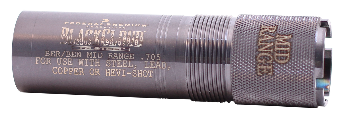 Carlsons Black Cloud Beretta/Benelli Mobil 12 Gauge Mid-Range Steel Titanium Coated Choke Tube