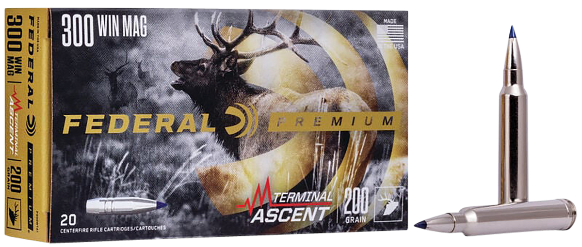 Federal Premium Terminal Ascent 300 Win Mag 200gr 20rd - Box or Case
