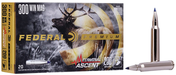 Federal Premium Terminal Ascent 300 Win Mag 200gr 20rd - Box or Case