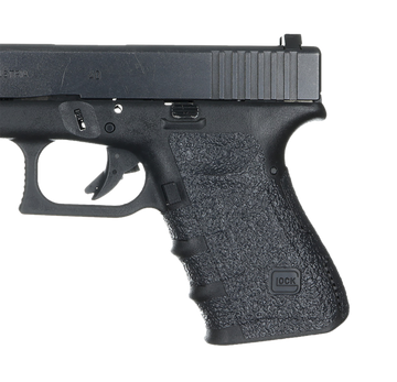 Talon 110R Adhesive Grip for Glock 19/23/25/32/38 Gen4 (No Backstrap) - Black Textured Rubber