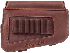 Allen 8519 Westcliff Leather Buttstock Cartridge Carrier 7-Rd - Raised Cheek Piece