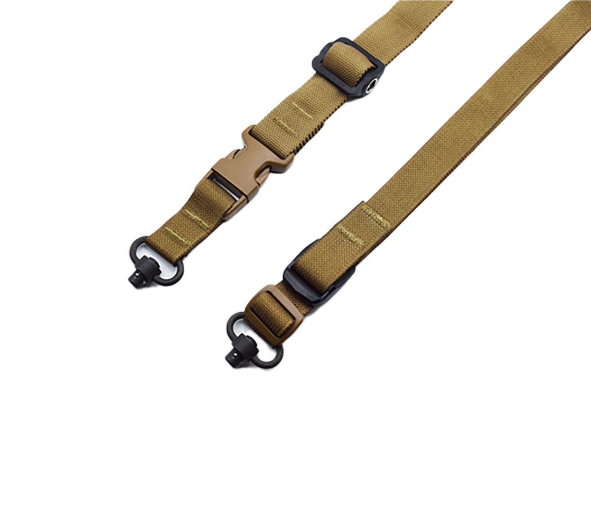 Tacshield Warrior 2-in-1 Sling Coyote Tan 1.25" Webbing Two-Point QD Rifle/Shotgun
