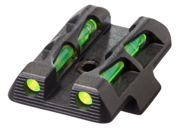 Hiviz GLLW11 LiteWave Fiber Optic Rear Sight for Glock 42/43/43X/48 - Green Litepipe