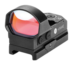 Hawke Sport Optics 12145 Reflex Sight 1x34mm Illuminated Circle Red Dot Reticle Black - Weaver Rail