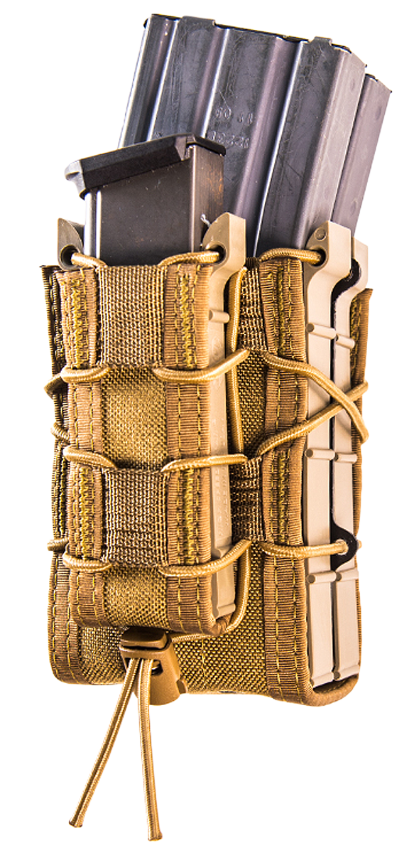 High Speed Gear 112RP0CB TACO X2RP Triple Mag Pouch Coyote Brown Nylon MOLLE