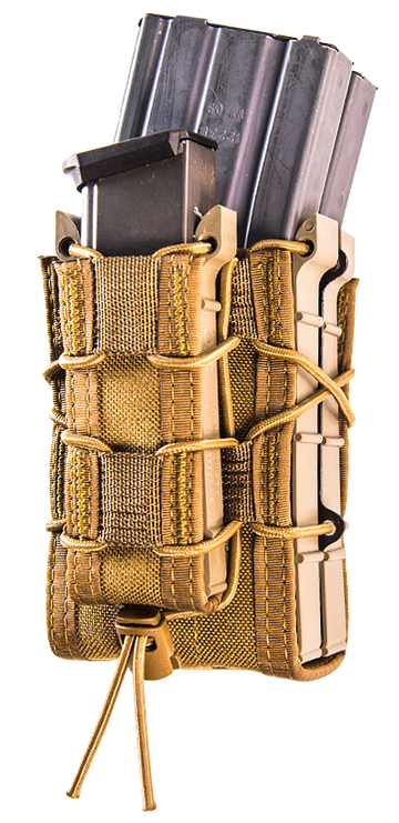 High Speed Gear 112RP0CB TACO X2RP Triple Mag Pouch Coyote Brown Nylon MOLLE