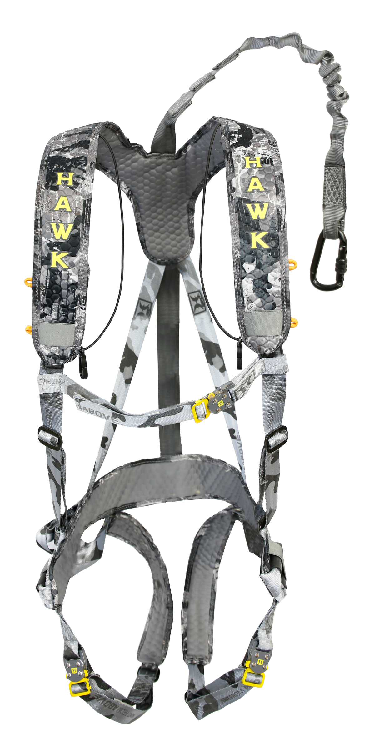 Hawk Elevate Lite Safety Harness - Chaos Black Padded Nylon