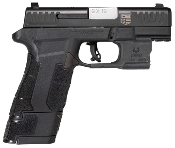 Diamondback DBAM29 Sub-Compact 9mm Luger 3.5" 12+1/17+1 Semi-Auto Pistol w/Viridian Laser & Holster