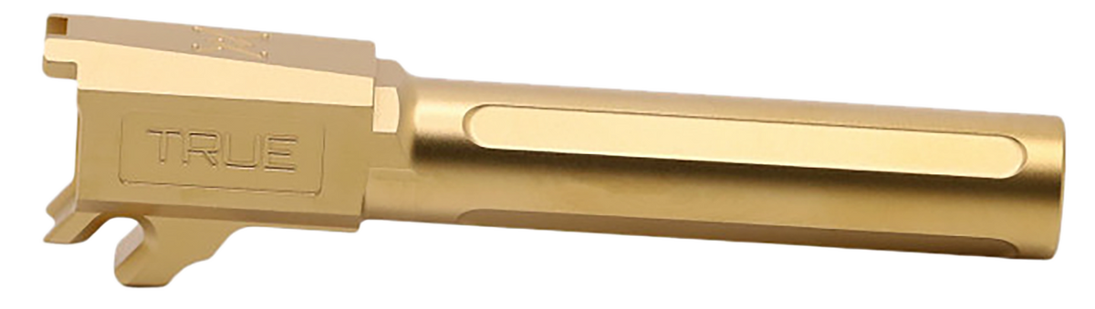 True Precision Sig P365XL 9mm Luger 3.70" Fluted Gold TiN Stainless Drop-In Barrel