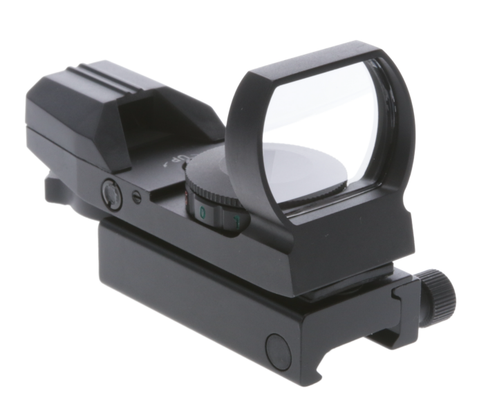 TruGlo TG-8360B Open Dot Sight 1x 34mm Multi Reticle Red/Green Black Anodized