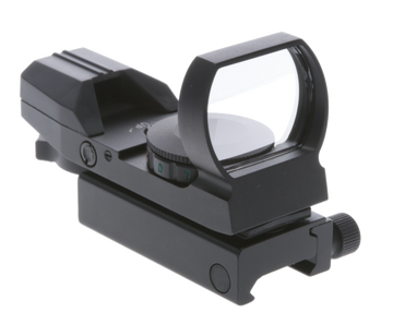 TruGlo TG-8360B Open Dot Sight 1x 34mm Multi Reticle Red/Green Black Anodized