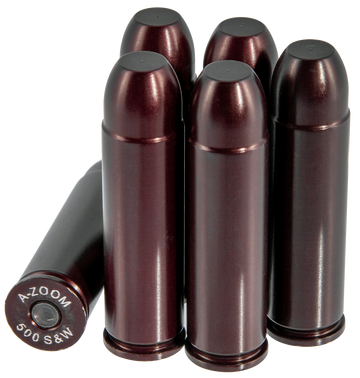 A-Zoom 16144 Revolver Snap Cap 500 S&W 6-Pack