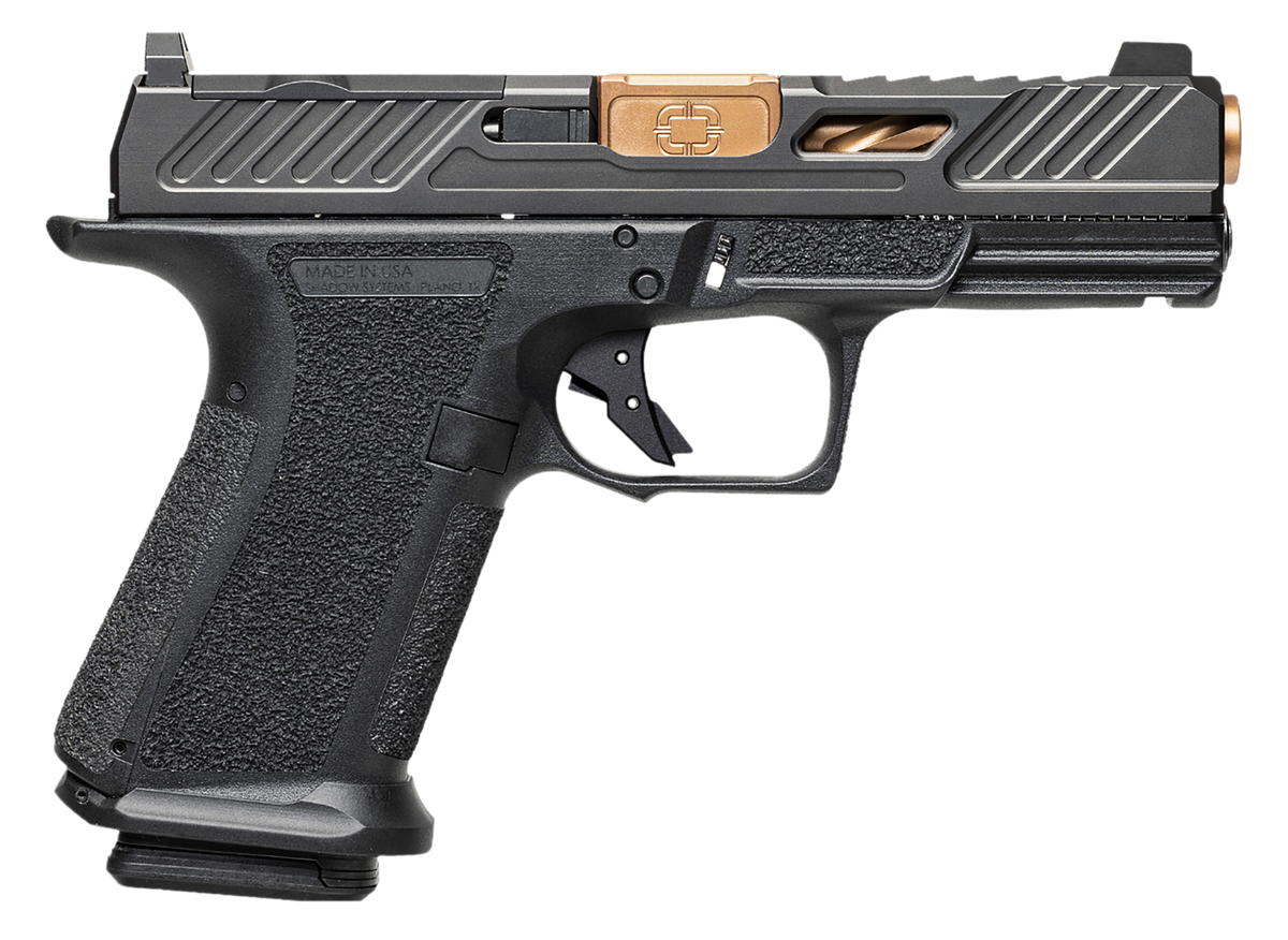 Shadow Systems MR920 Elite 9mm Luger 4" 10+1 Semi-Auto Pistol - MA Compliant - Black/Bronze