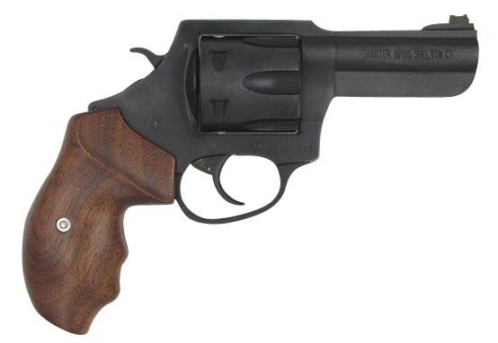 Charter Arms Professional III 357 Mag 4.2" 6-Shot SA/DA Revolver - Walnut Grip
