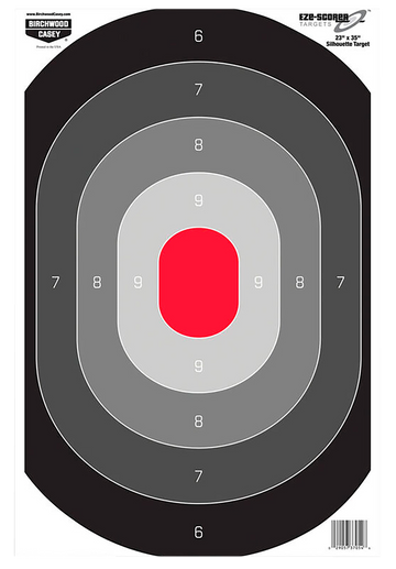 Birchwood Casey EZE-Scorer Silhouette Paper Target 23" x 35" 100 Per Pkg