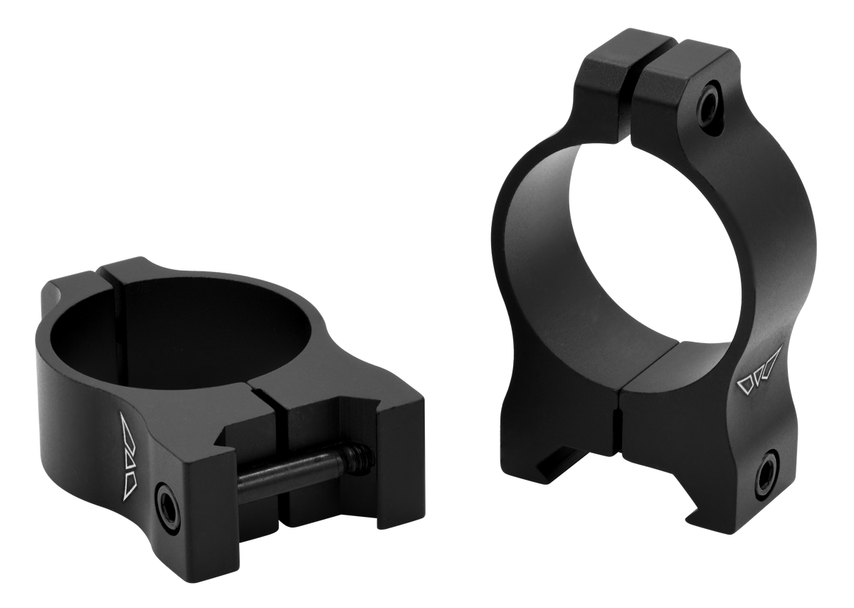Warne V414M Vapor 30mm Medium Scope Rings Matte Black